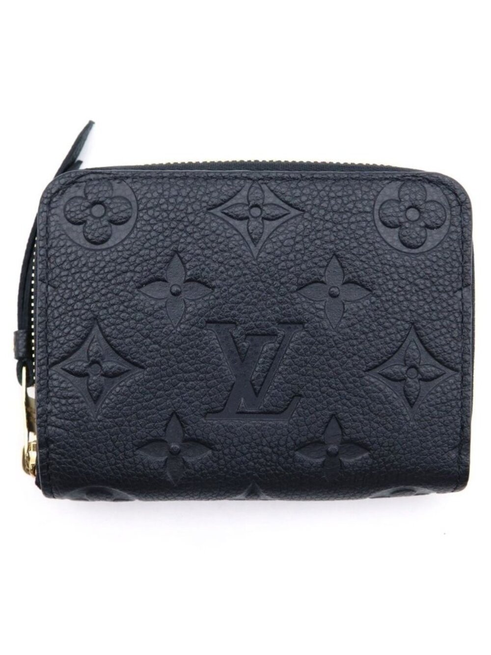 Louis Vuitton Zippy Coin Purse Wallet Monogram Empreinte Black